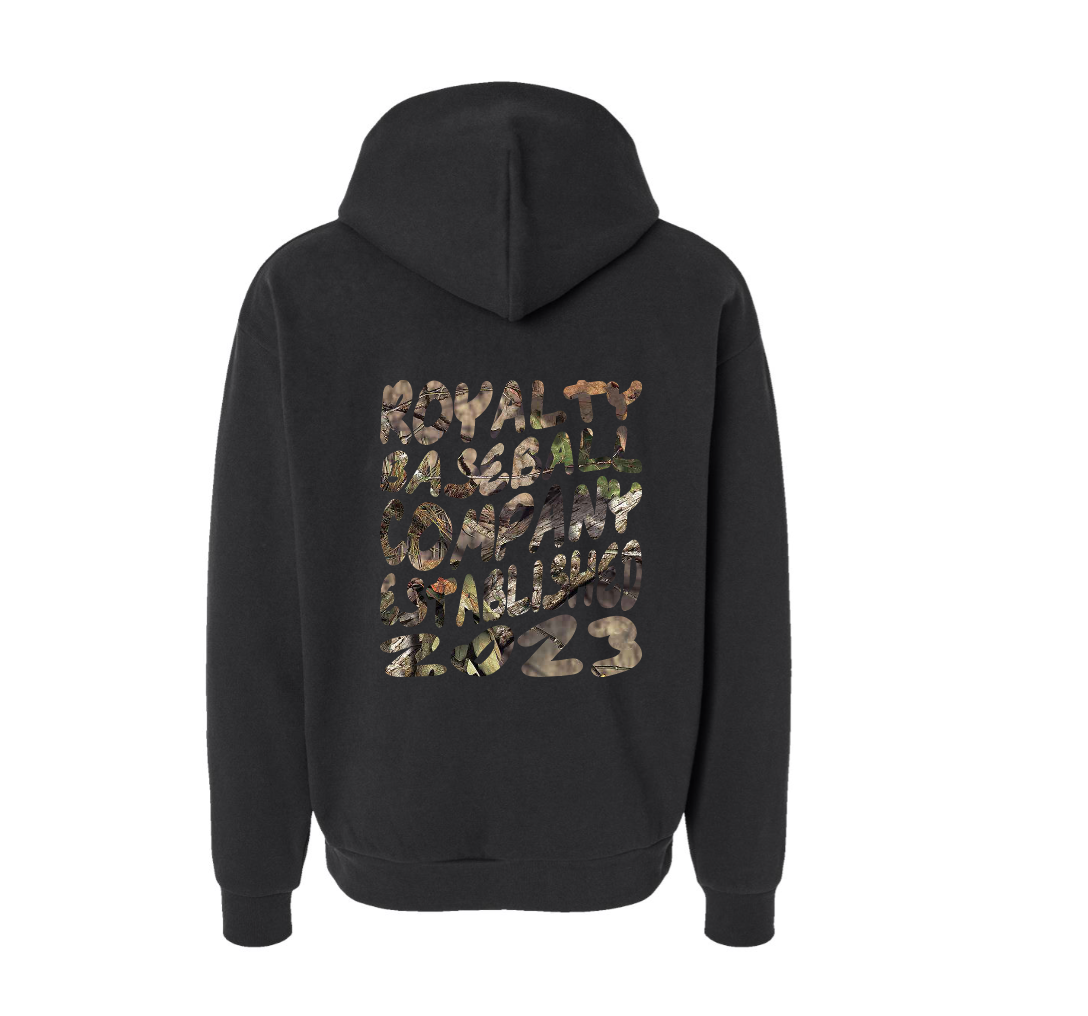 Royalty Baseball Co. Camo Heavyweight Hoodie