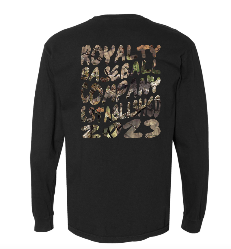 Royalty Baseball Co. Camo Long Sleeve T-shirt