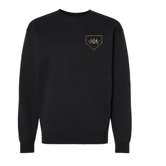 Royalty Baseball Co. Camo Heavyweight Crewneck